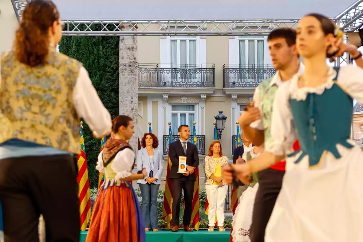 Vicente Mompó, presidente de la Diputación de Valencia, durante el acto