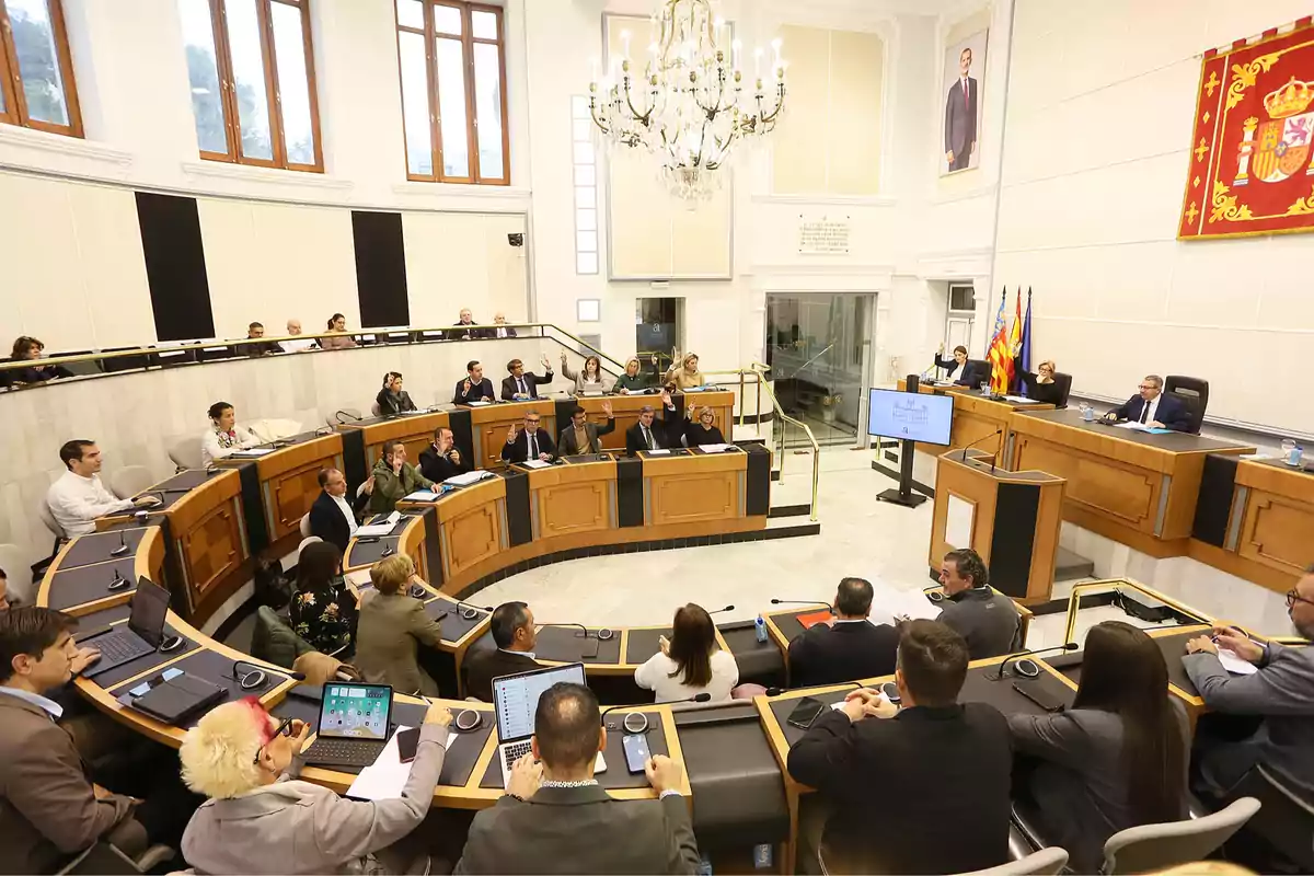 Pleno de la Diputación de Alicante