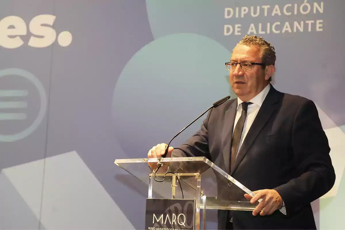 Toni Perez, presidente de la Diputación de Alicante