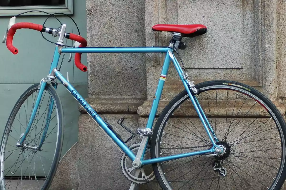 Una bicicleta de carretera