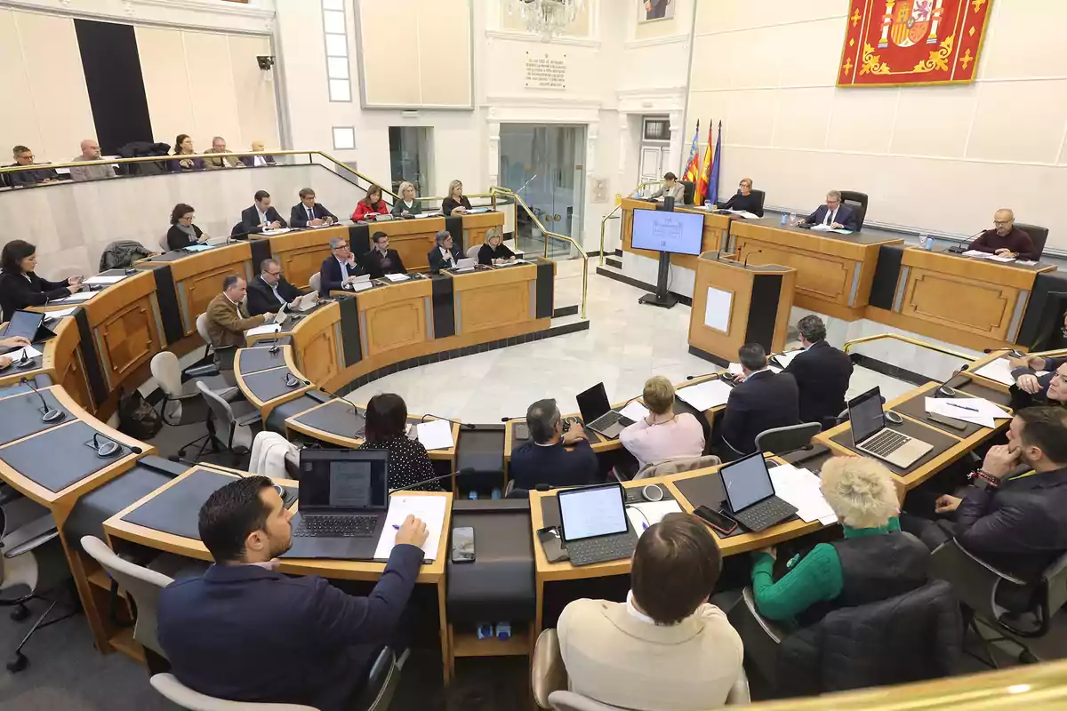 Pleno de la Diputación de Alicante