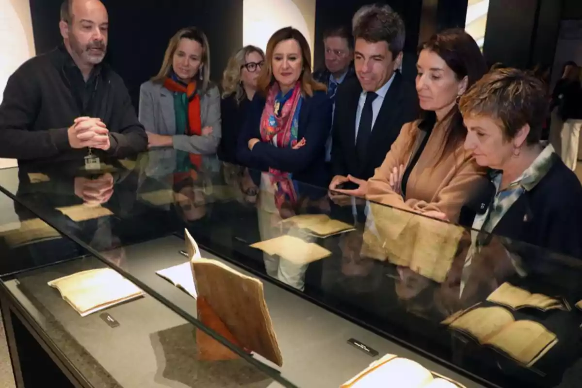 Carlos Mazón, presidente de la Generalitat Valenciana, durante la visita