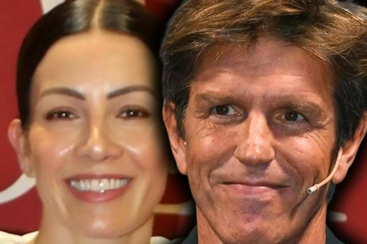 Montaje de fotos de primer plano de Virginia Tróconis y Manuel Díaz 'El Cordobés', ambos con rostro sonriente.