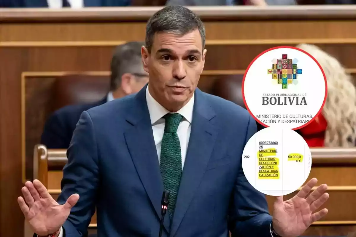 Sánchez riega con miles de euros al ministerio de descolonización de Bolivia