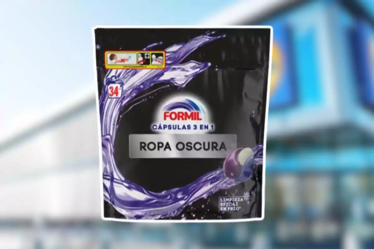 Bolsa de cápsulas de detergente Formil 3 en 1 para ropa oscura Bolsa de cápsulas de detergente Formil 3 en 1 para ropa oscura