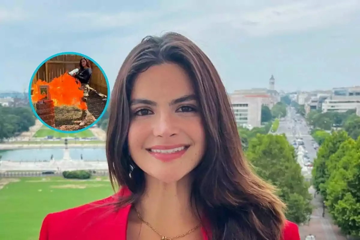 Esta es Valentina Gómez, la candidata de Texas que quema el Corán con un lanzallamas