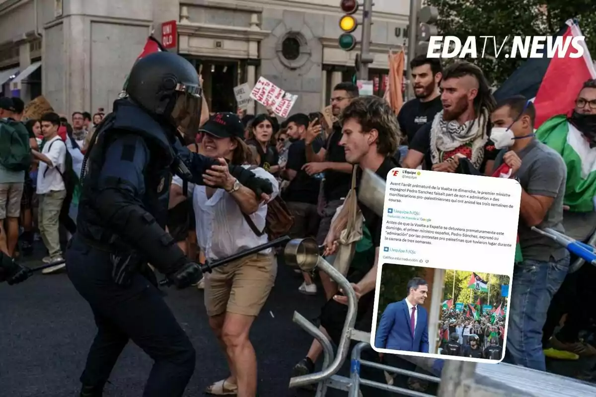 La prensa internacional se hace eco del bochornoso boicot a La Vuelta y señala Sánchez