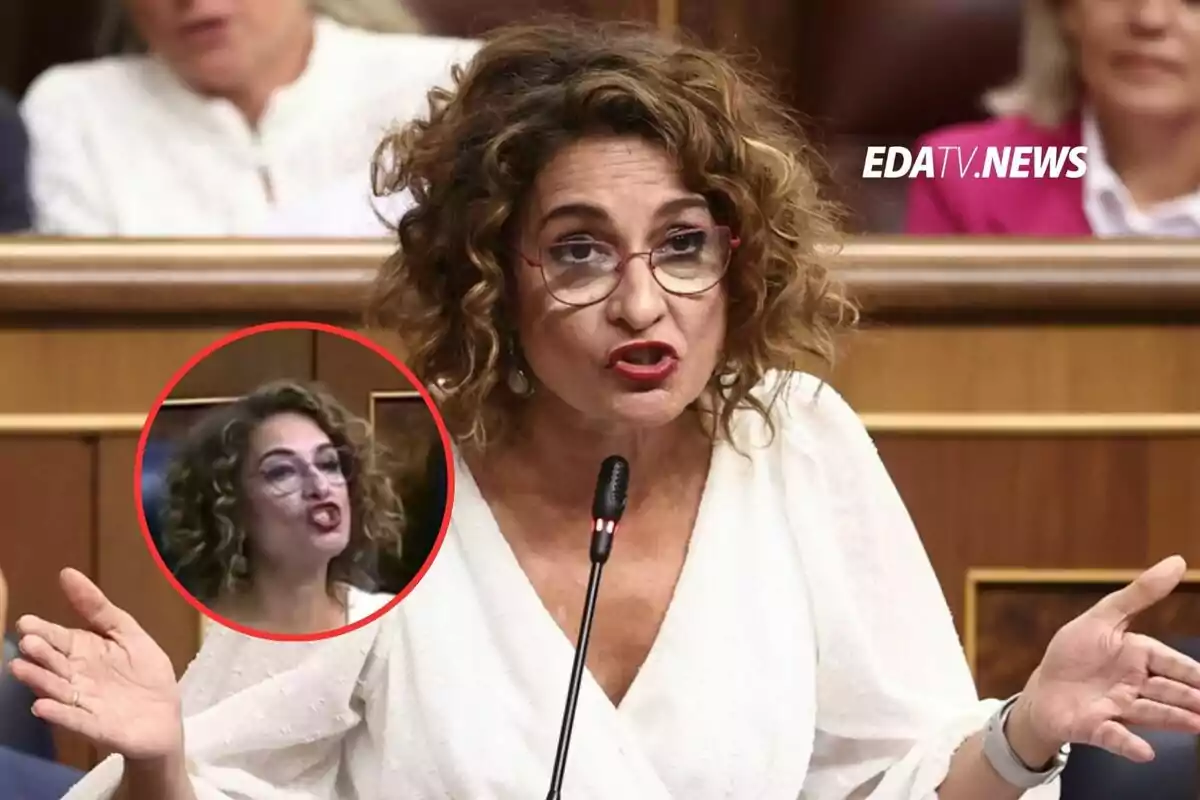 María Jesús Montero vuelve a ser viral por sus gestos mandando callar desde su bancada