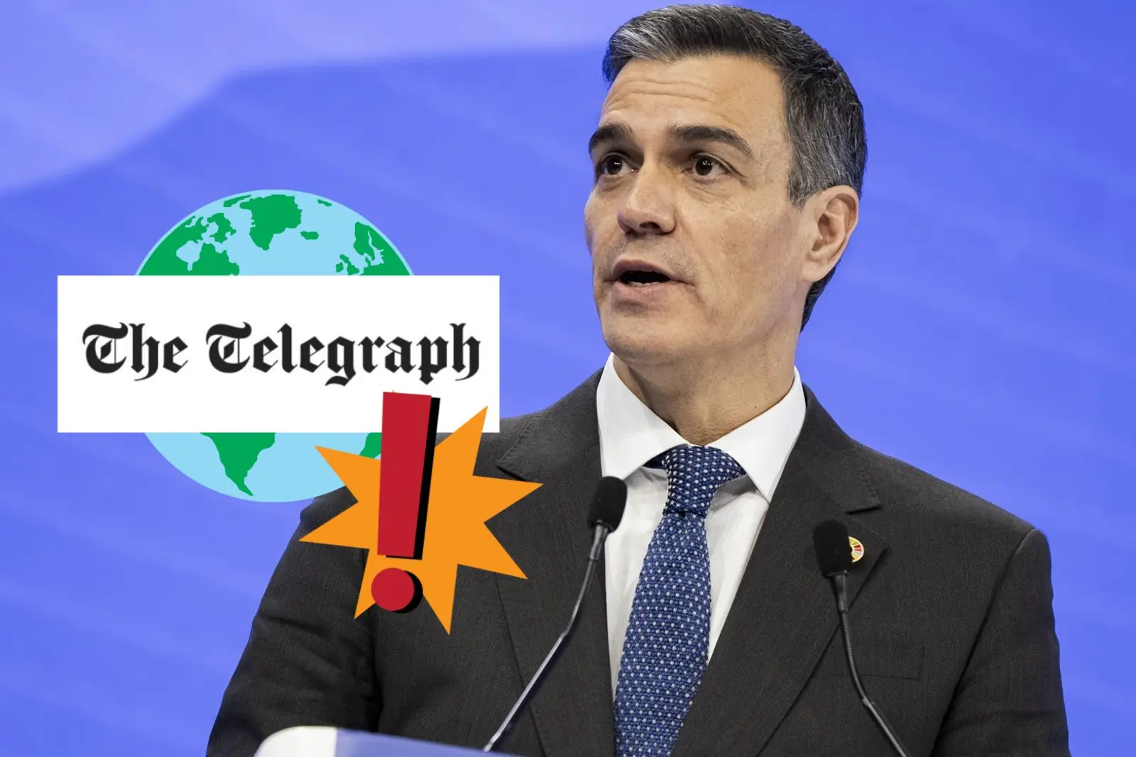 Nuevo bochorno internacional para Sánchez: 'The Telegraph' retrata sus políticas