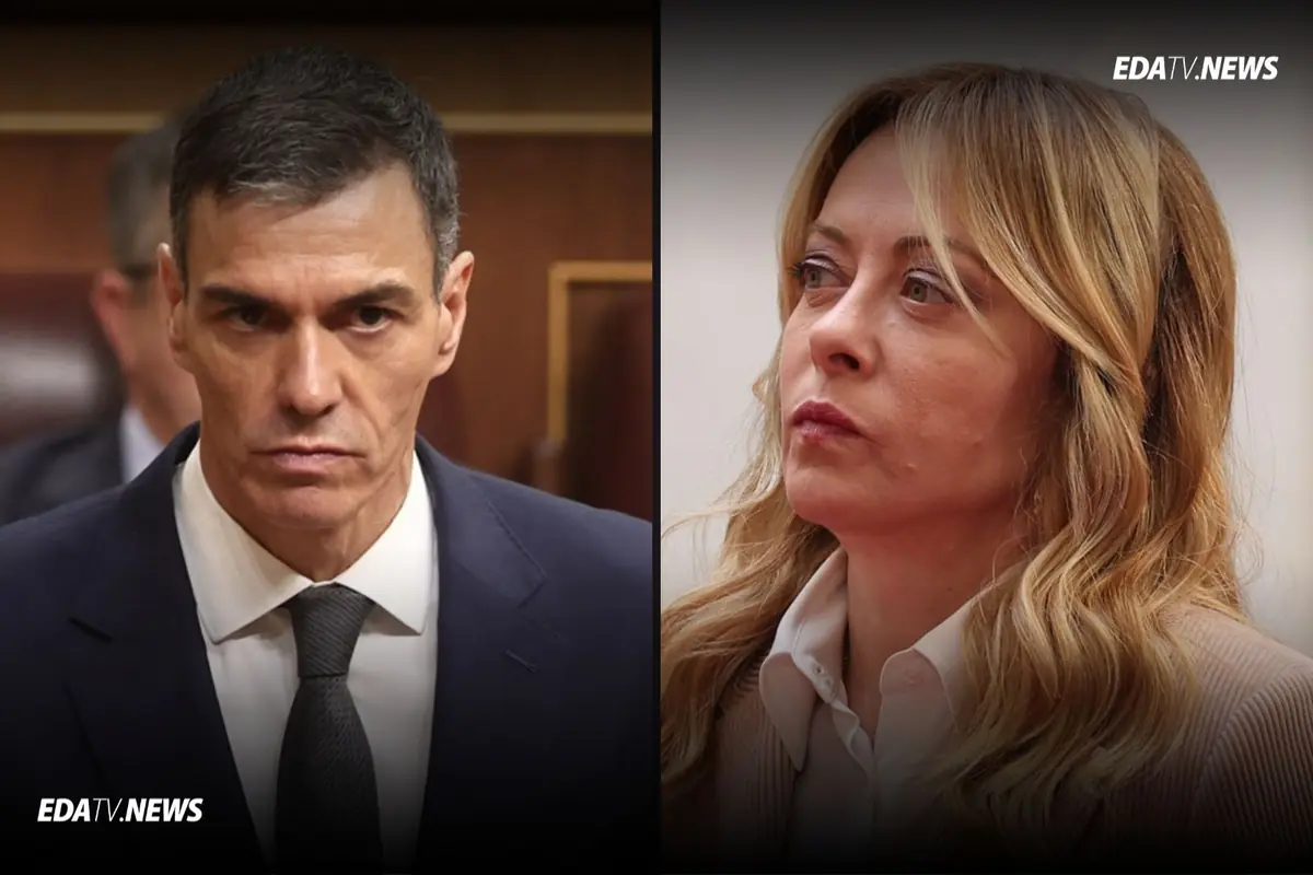 Montaje con dos retratos serios de un hombre con traje oscuro a la izquierda y una mujer rubia con chaqueta clara a la derecha sobre fondo difuminado con el logotipo EDATV NEWS en las esquinas