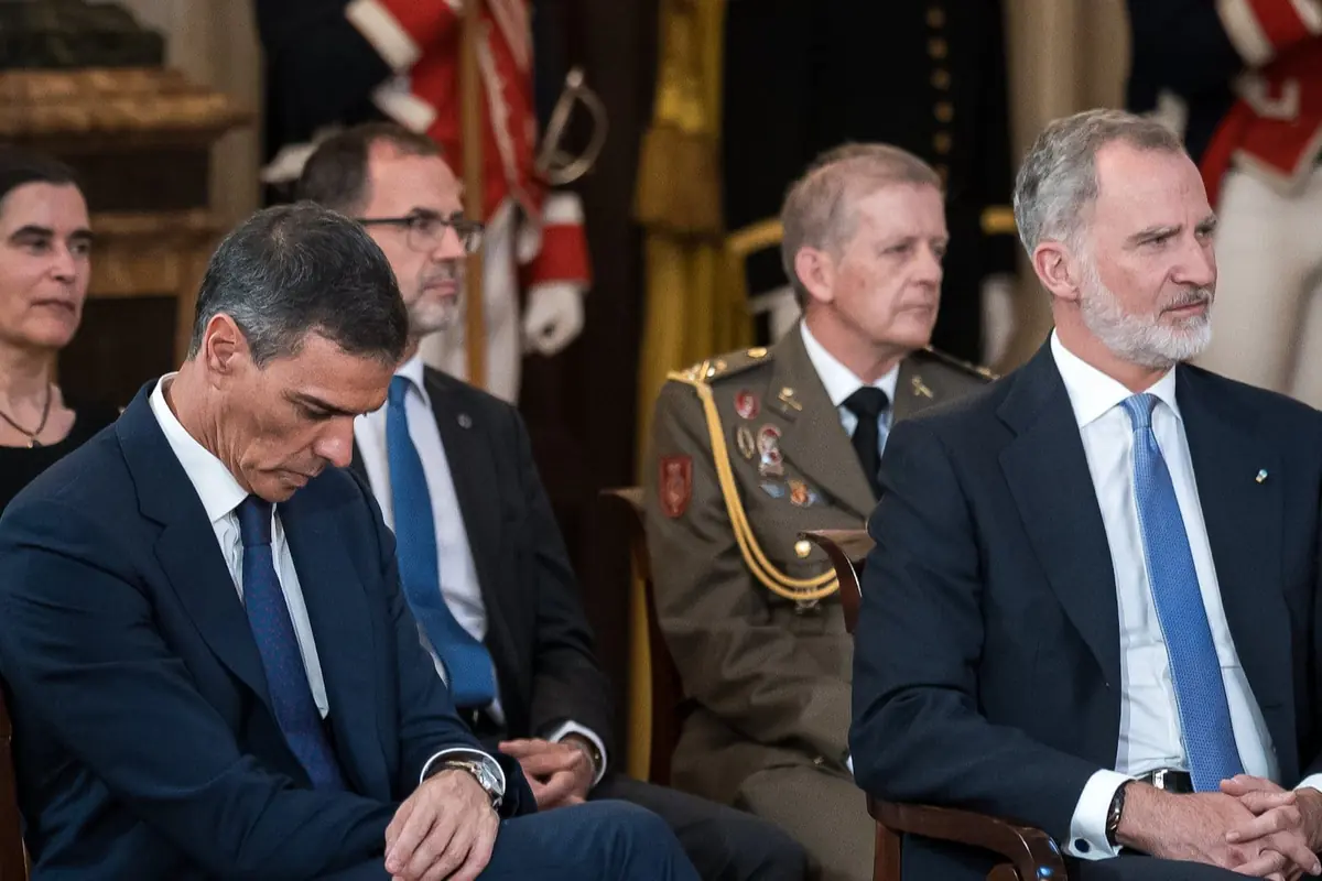 Pedro Sánchez y Felipe VI