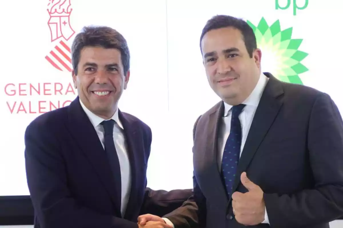 Carlos Mazón y Andrés Guevara presidente de BP