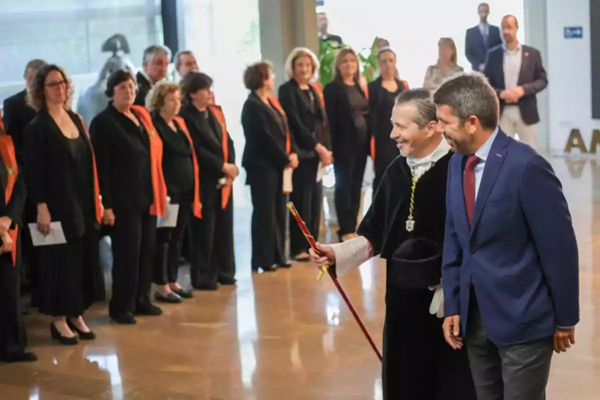 Carlos Mazón en la apertura del curso académico 2024-2025 en la Universitat Politècnica de València