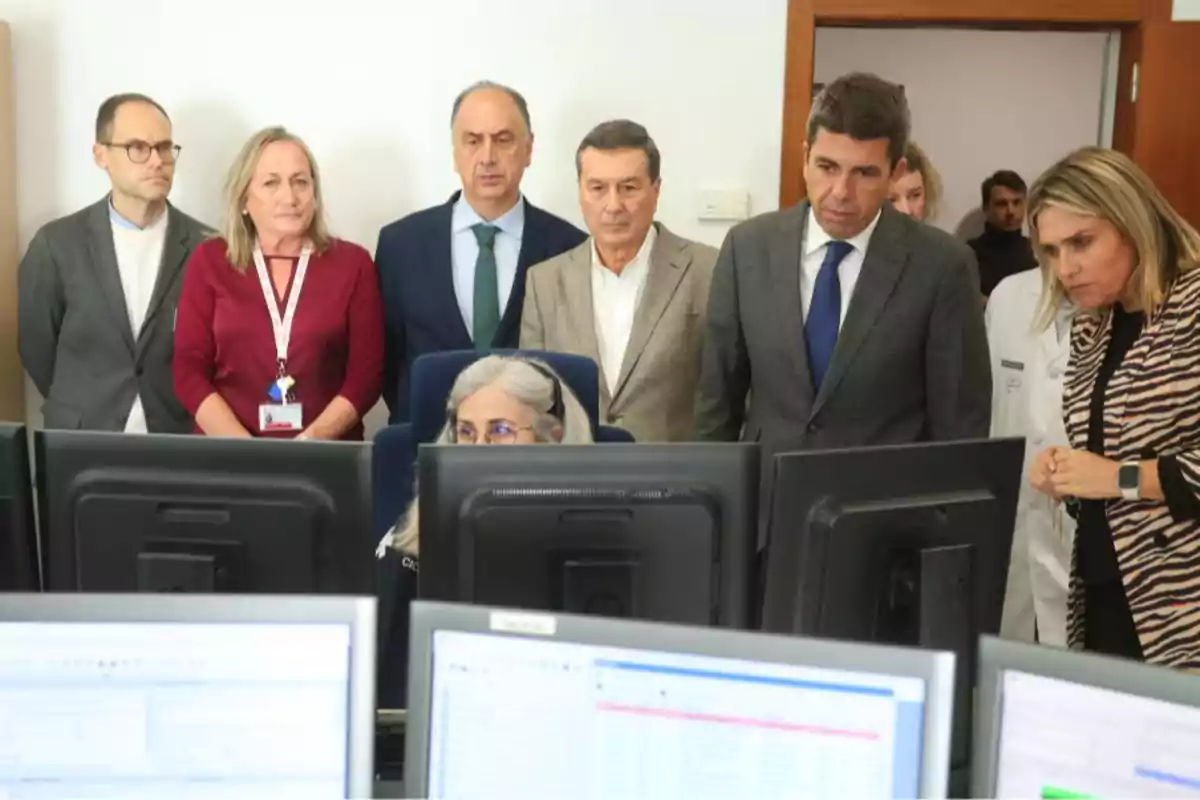 Carlos Mazón, presidente de la Generalitat Valenciana, durante la inauguración