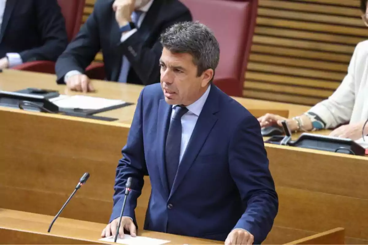Carlos Mazón, presidente de la Generalitat Valenciana