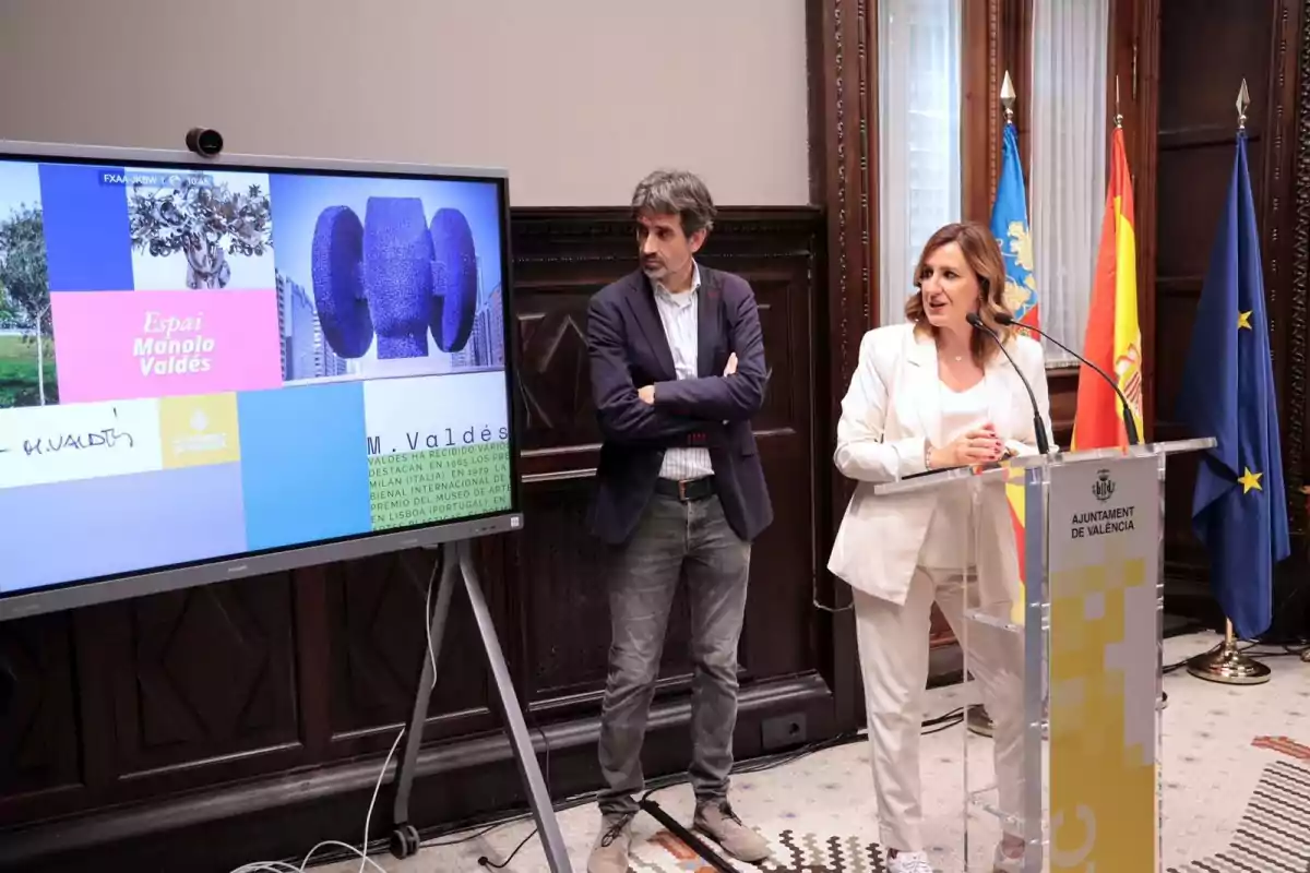 La alcaldesa de Valencia, María José Catalá, en la presentación