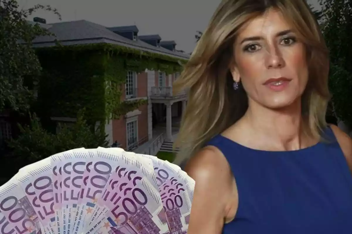 El Palacio de La Moncloa y la imagen de Begoña Gómez junto a billete de 500 euros