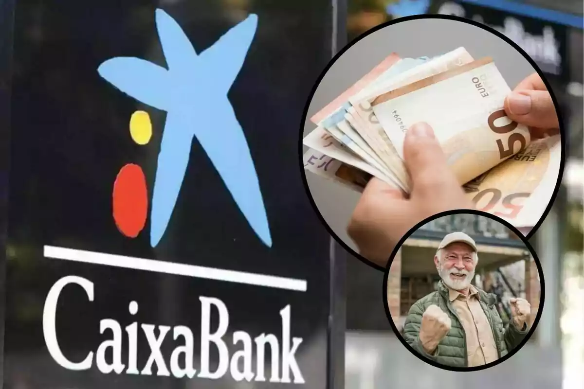 Caixabank con recortes de dinero y un jubilado