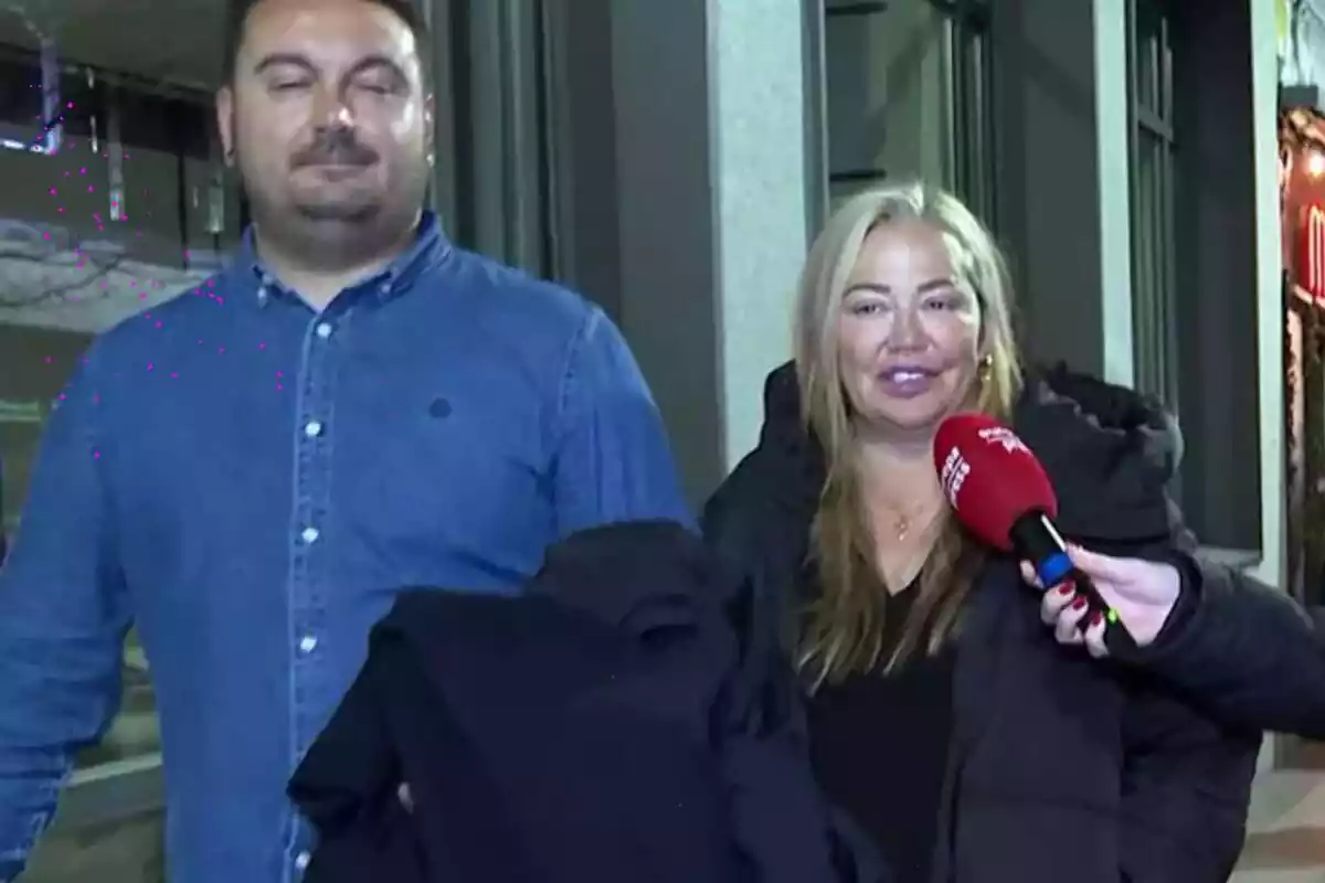 Captura de Belén Esteban junto a Miguel Marcos hablando para Europa Press Captura de Belén Esteban junto a Miguel Marcos hablando para Europa Press