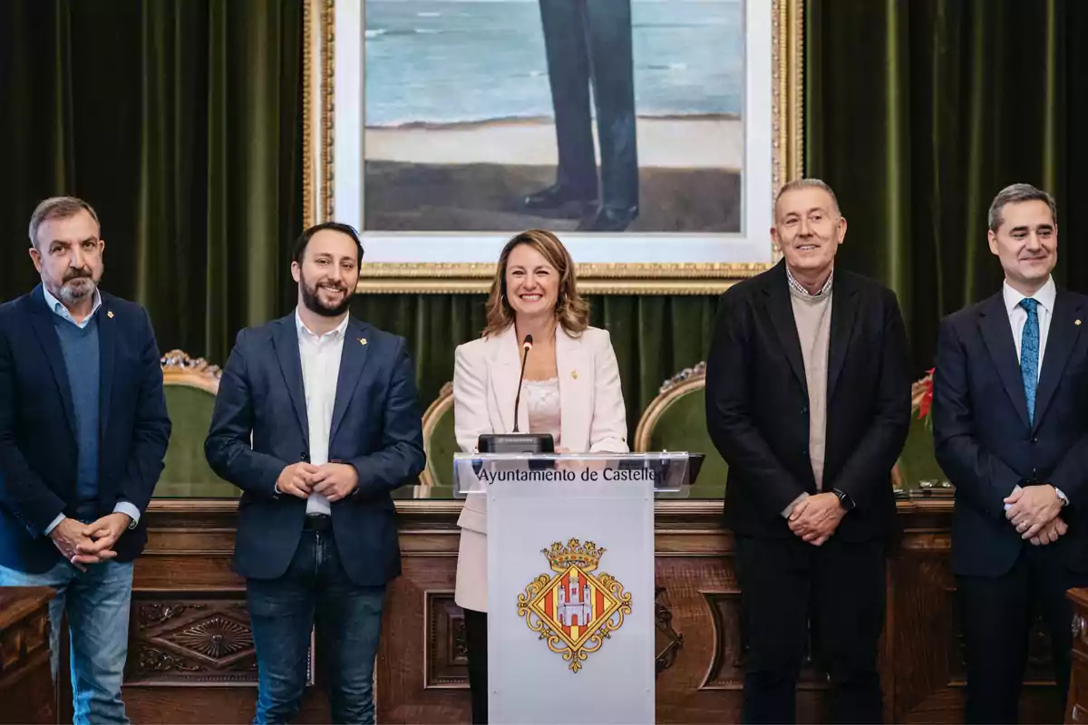 Begoña Carrasco, alcaldesa de Castellón, durante la presentación