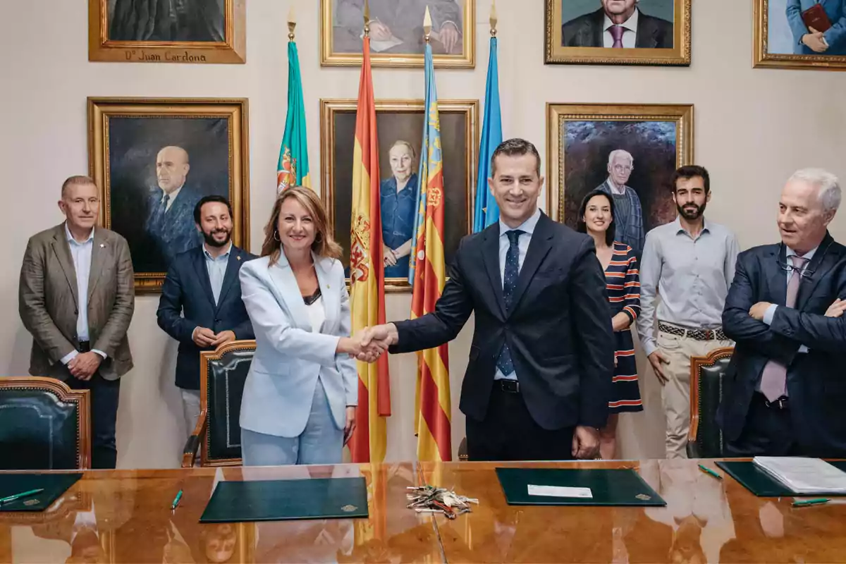 Begoña Carrasco, alcaldesa de Castellón, durante el acto