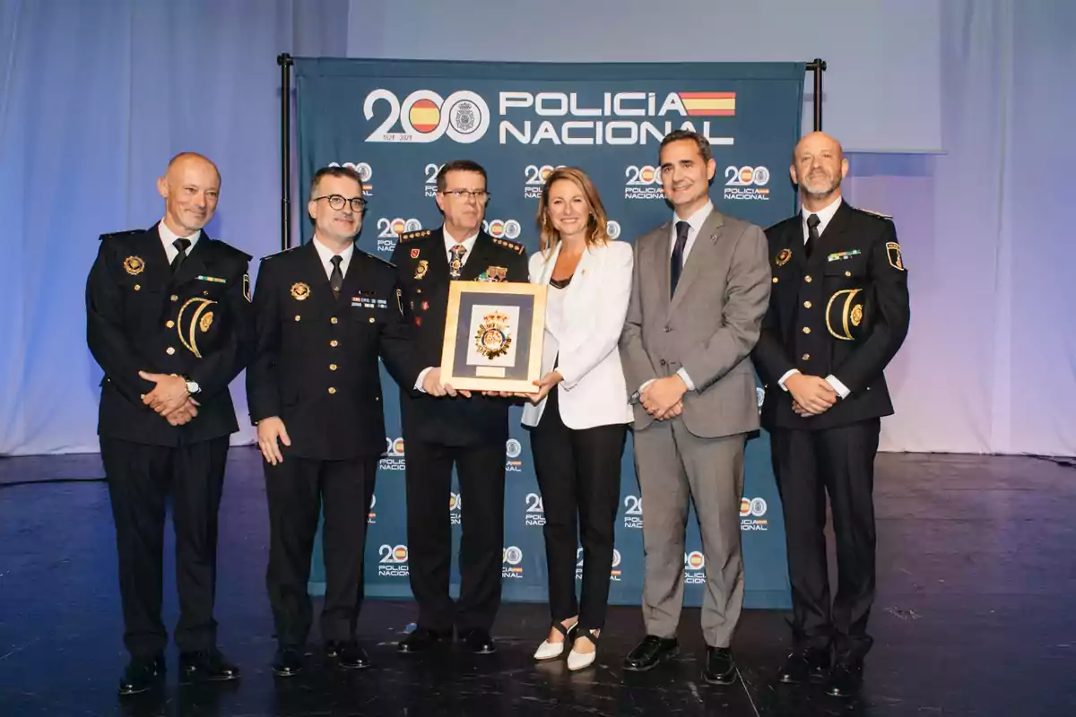 Begoña Carrasco, alcaldesa de Castellón, en la celebración de los patrones de la Policía Nacional