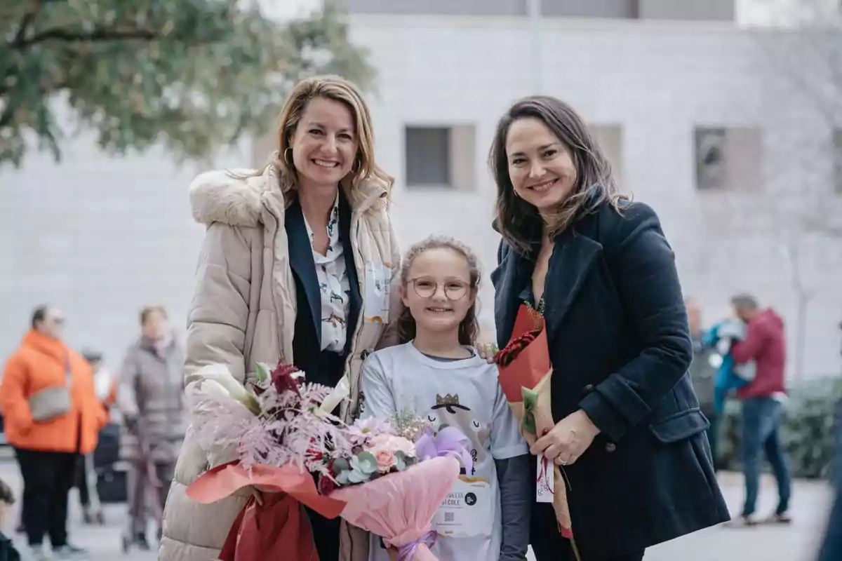 Begoña Carrasco, alcaldesa de Castellón, durante el acto