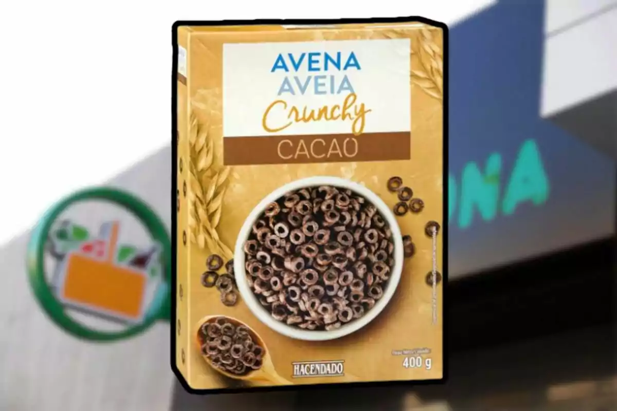 Cereales avena crunchy cacao de Mercadona