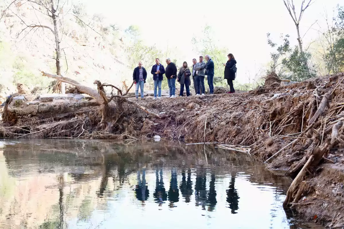 Visita a zona afectada por la DANA