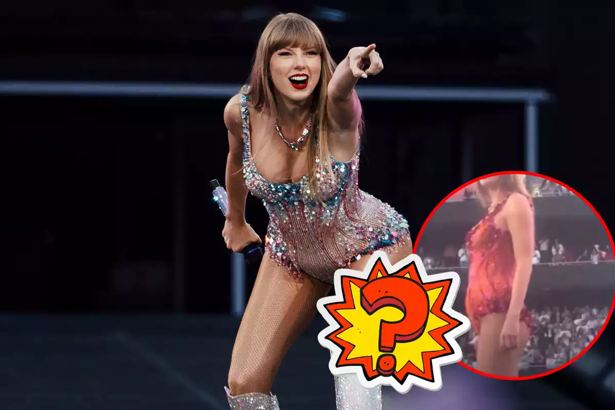 Collage del polémico vídeo de Taylor Swift