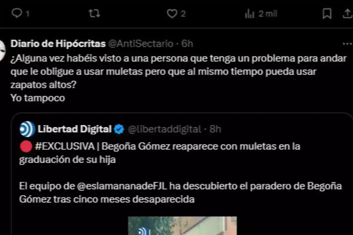Una publicación de Twitter de Una publicación de Twitter de