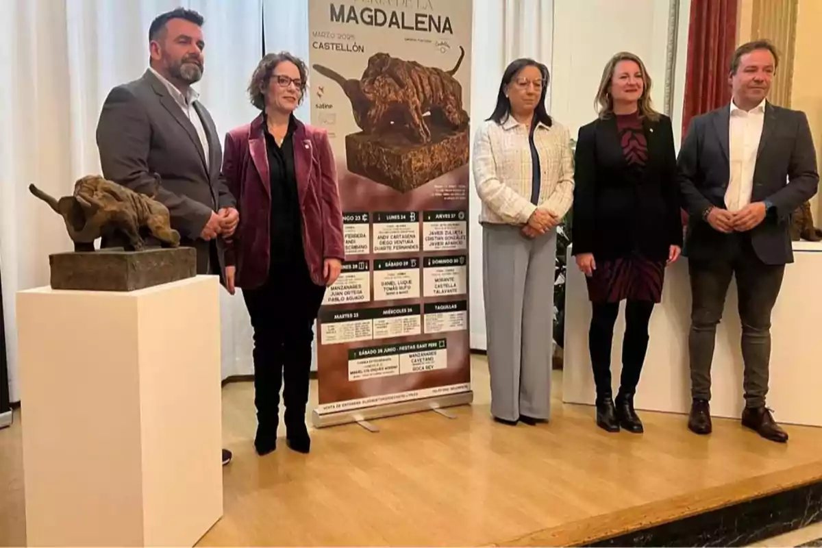 Begoña Carrasco, alcaldesa de Castellón, durante la presentación