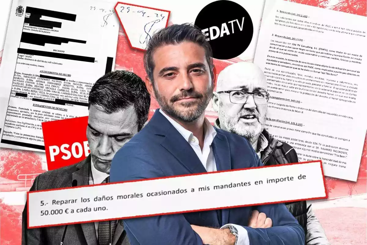 Pedro Sánchez, Javier Negre, Tito Berni y la denuncia