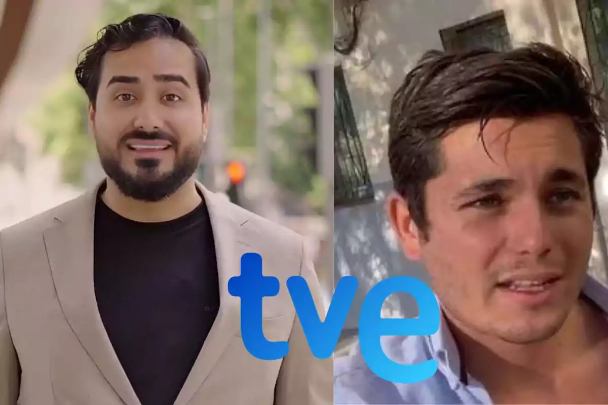 Collage de Alvise y Vito con logo de TVE