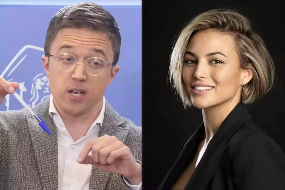 Dos personas en un montaje de fotos lado a lado, una con gafas y sosteniendo un bolígrafo, la otra sonriendo con el cabello corto y rubio.