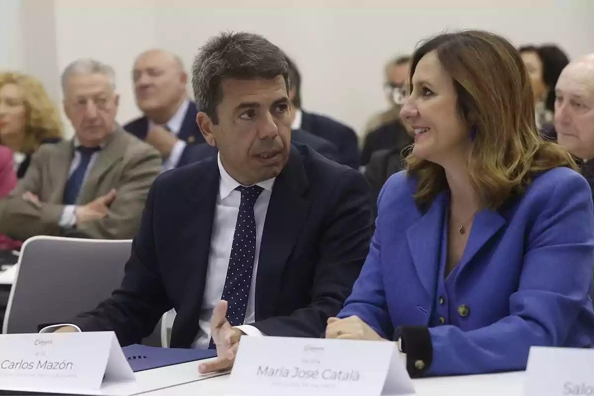 Carlos Mazón y María José Catalá juntos en un evento