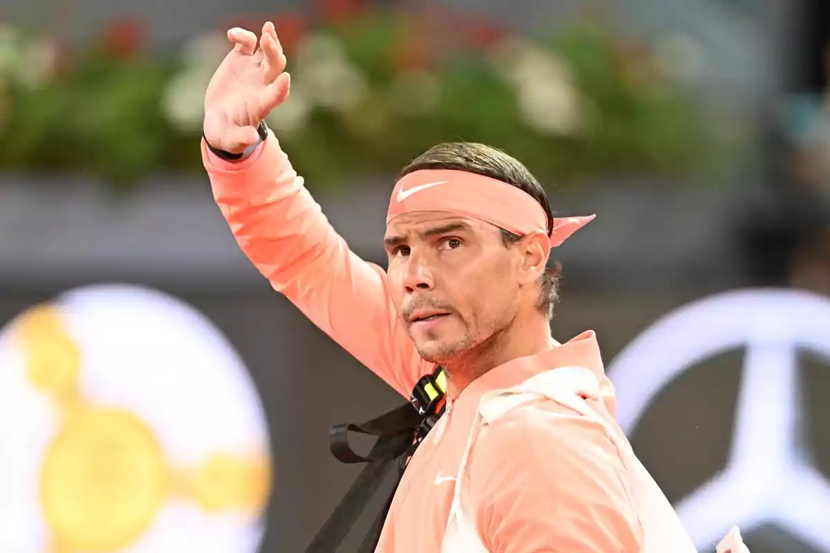 Rafael Nadal se despide de la cancha