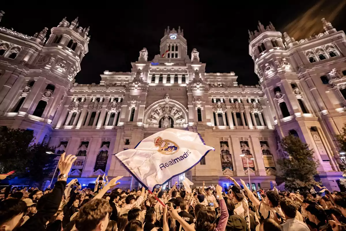 Celebración del Real Madrid