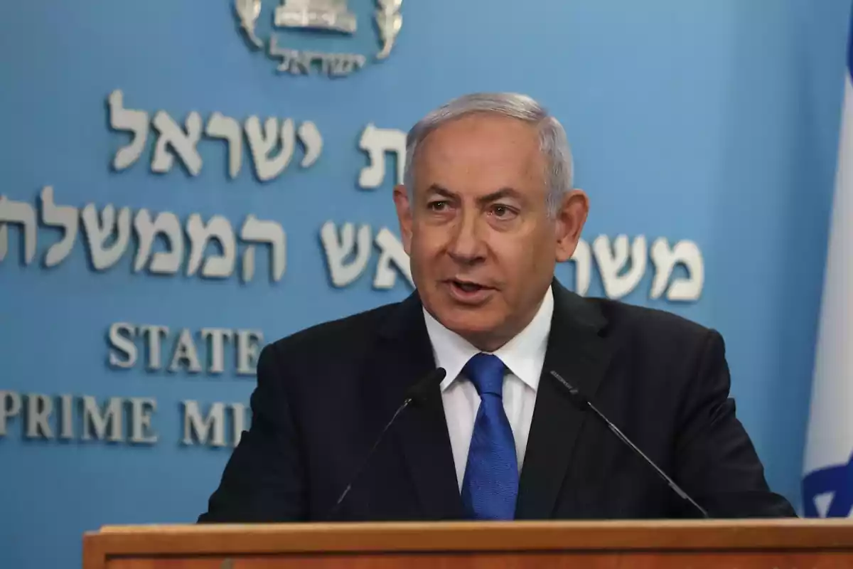 El Primer Ministro israelí Netanyahu