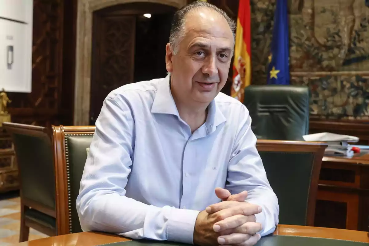 El conseller de Emergencias e Interior de la Generalitat valenciana, Juan Carlos Valderrama