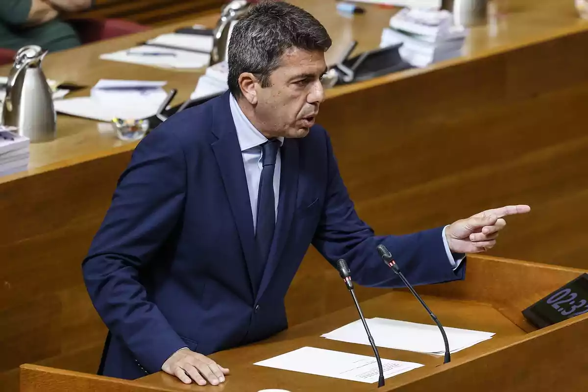 Carlos Mazón, presidente de la Generalitat Valenciana