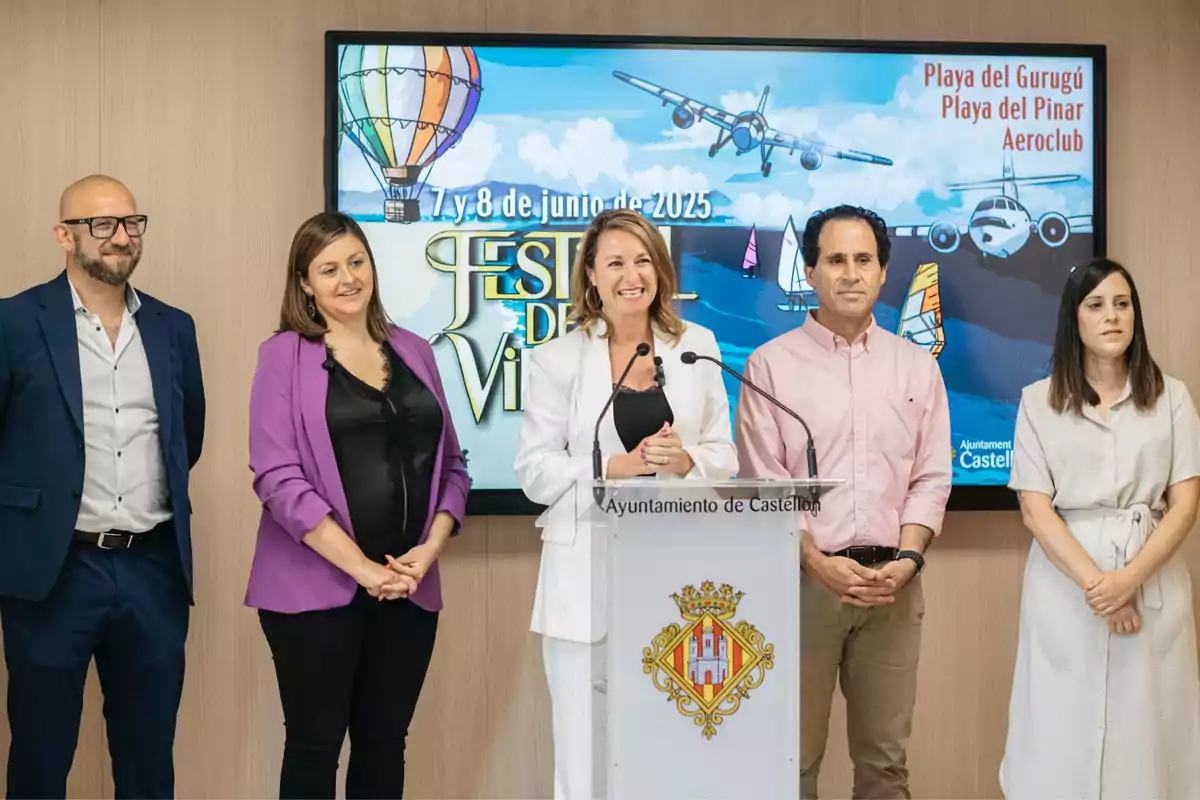Begoña Carrasco, alcaldesa de Castellón, durante la presentación