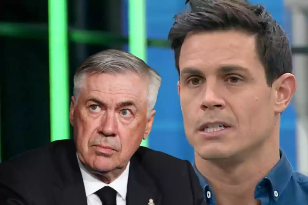 Carlo Ancelotti y Edu Aguirre