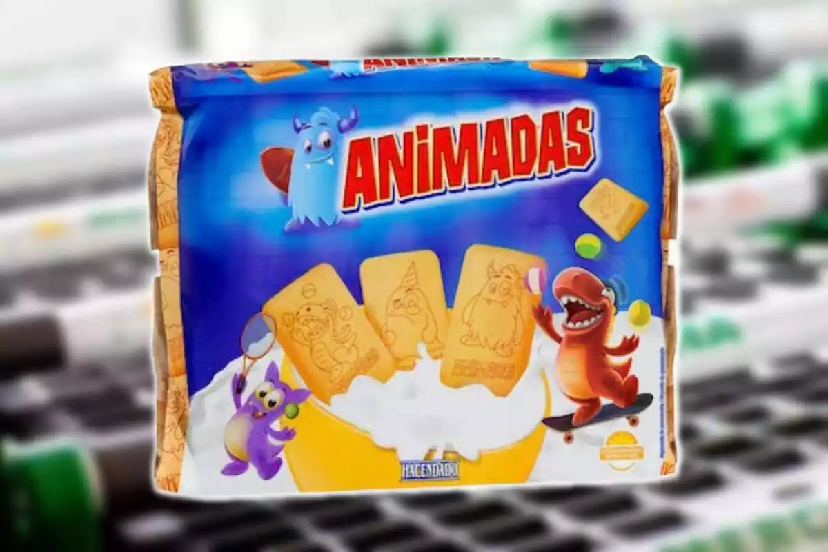 Paquete de galletas Animadas de Mercadona Paquete de galletas Animadas de Mercadona