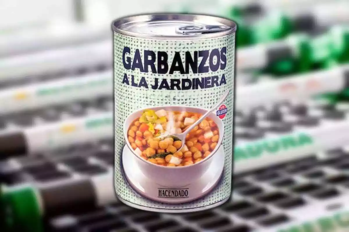 Garbanzos a la jardinera de la marca Hacendado de Mercadona Garbanzos a la jardinera de la marca Hacendado de Mercadona