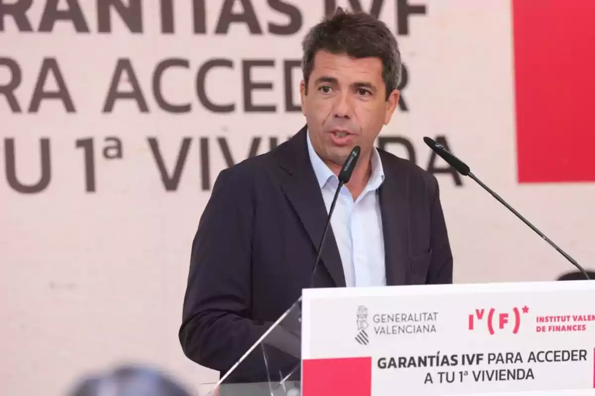 Carlos Mazón presidente de la Generalitat Valenciana