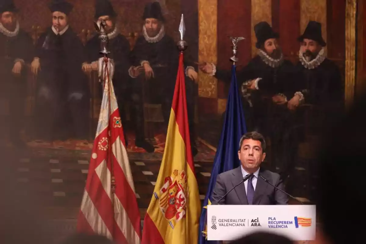 Carlos Mazón, presidente de la Generalitat Valenciana