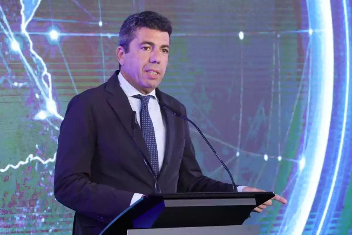 Carlos Mazón, presidente de la Generalitat Valenciana
