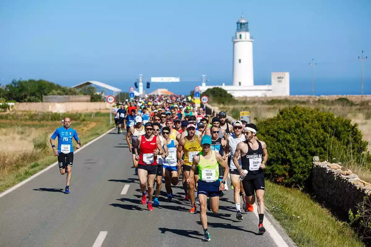 Imagen de la media maratón de Formentera