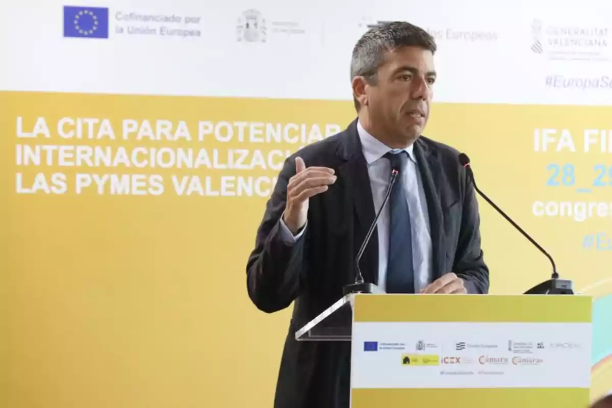 Carlos Mazón, presidente de la Generalitat Valenciana